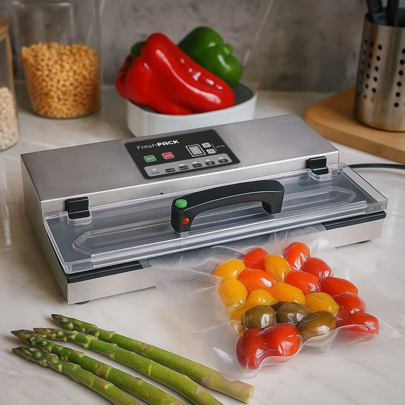 SELLADORA AL VACIO DS140 PARA PIZZA (ANCHO BANDA 40CM) - 7