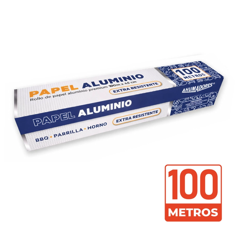 ROLLO PAPEL ALUMINIO 45CMS X 100M - 1