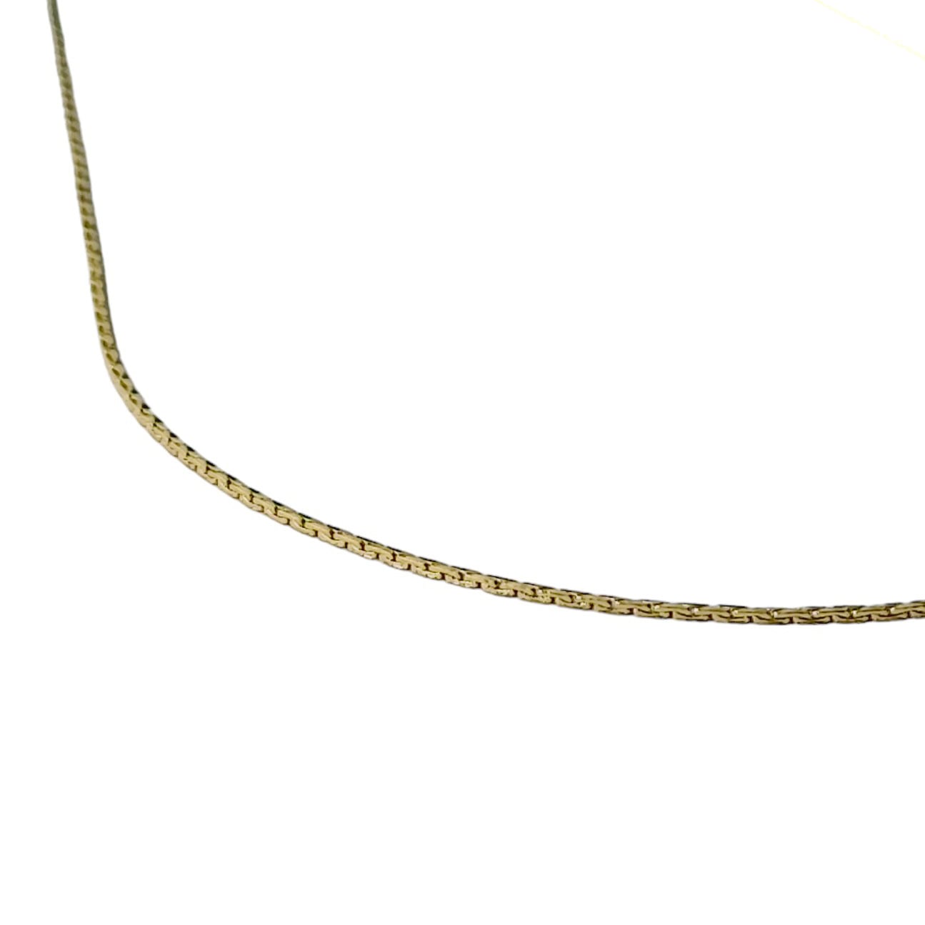 CADENA ANDREA COGGIOLA JOYAS ENCHAPADO ORO 18K CUADRADA BRILLANTE 45CM - 2