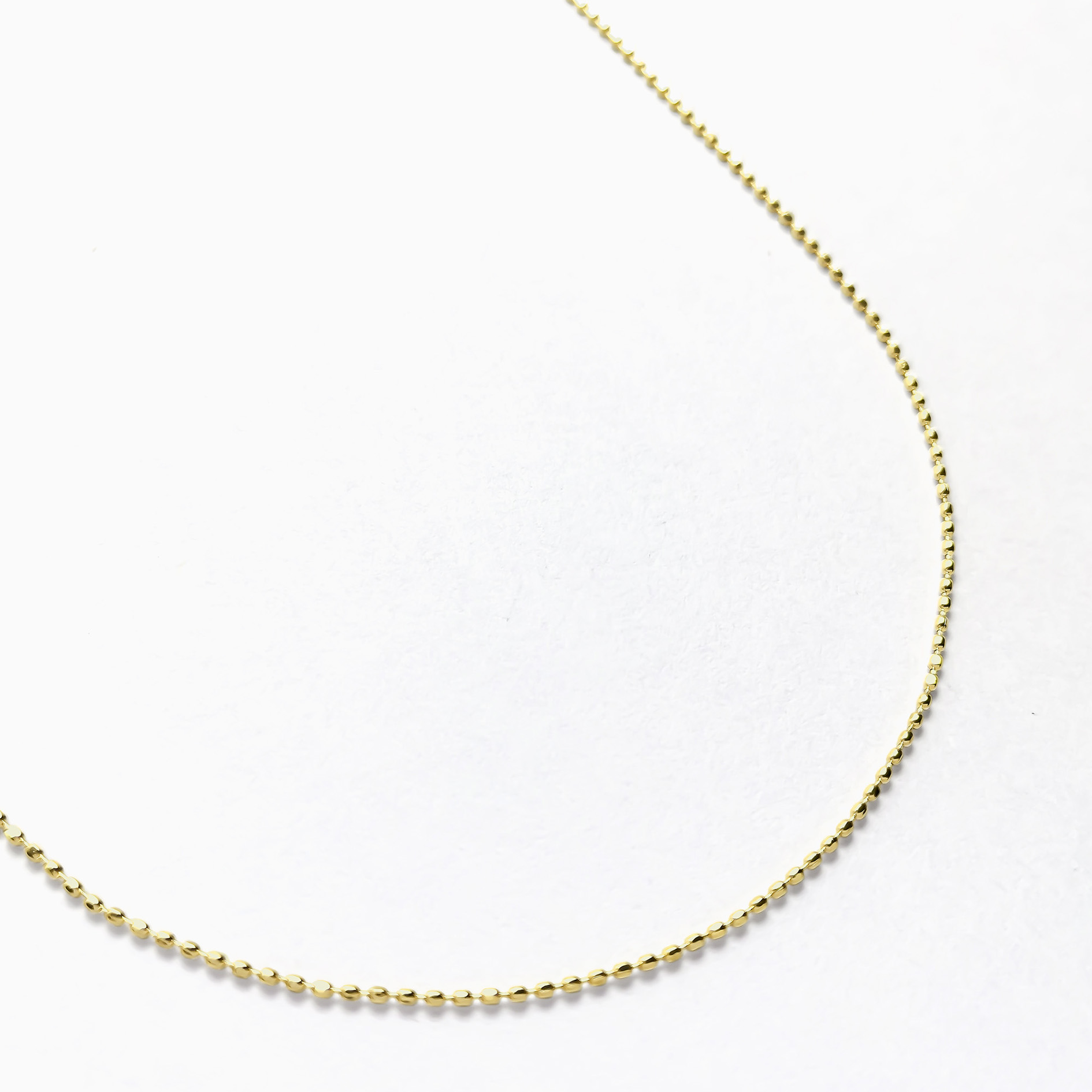 CADENA ANDREA COGGIOLA JOYAS ENCHAPADA ORO 18K MINI PUNTOS 50CM - 1