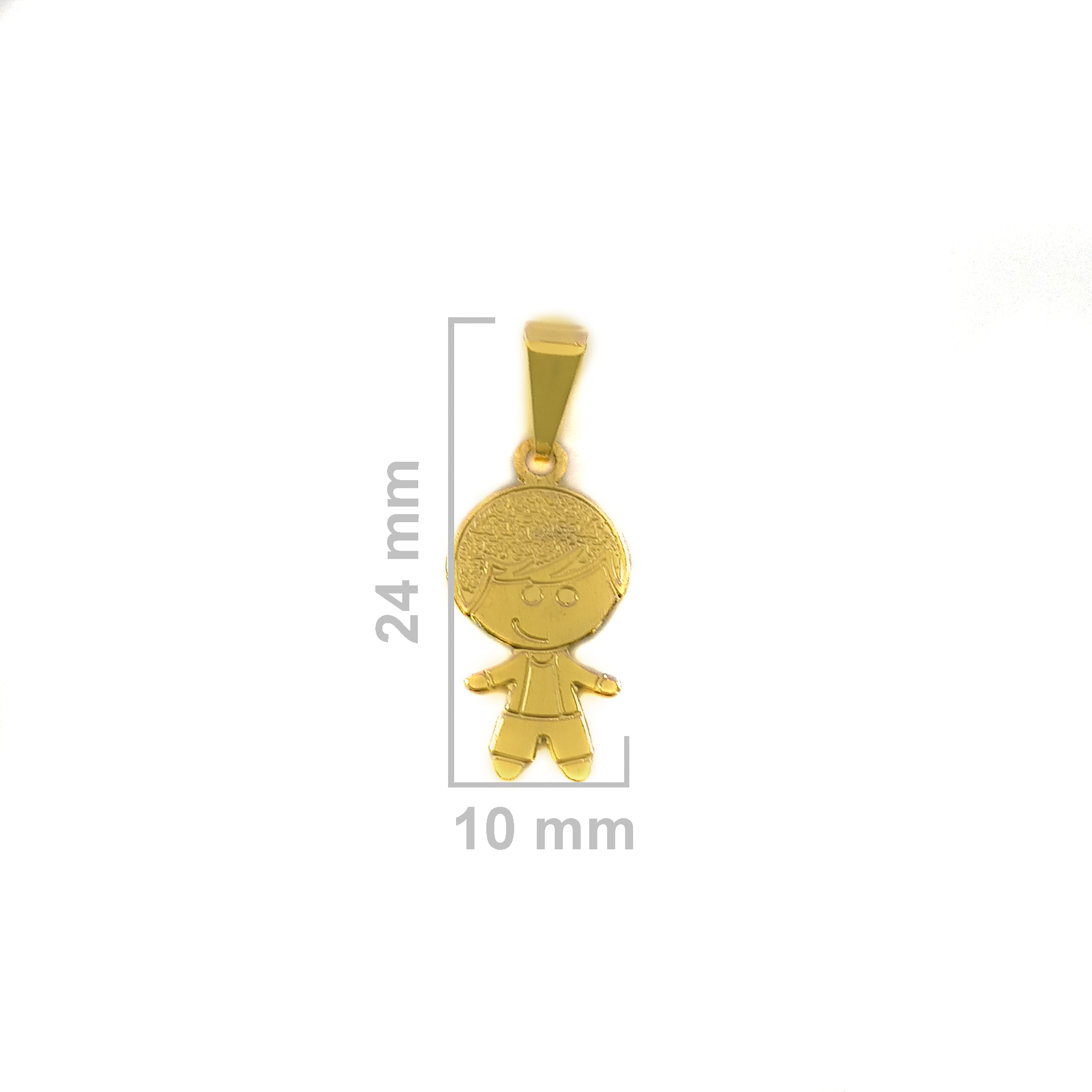 COLGANTE NIÑO ENCHAPADO ORO 18K - 2