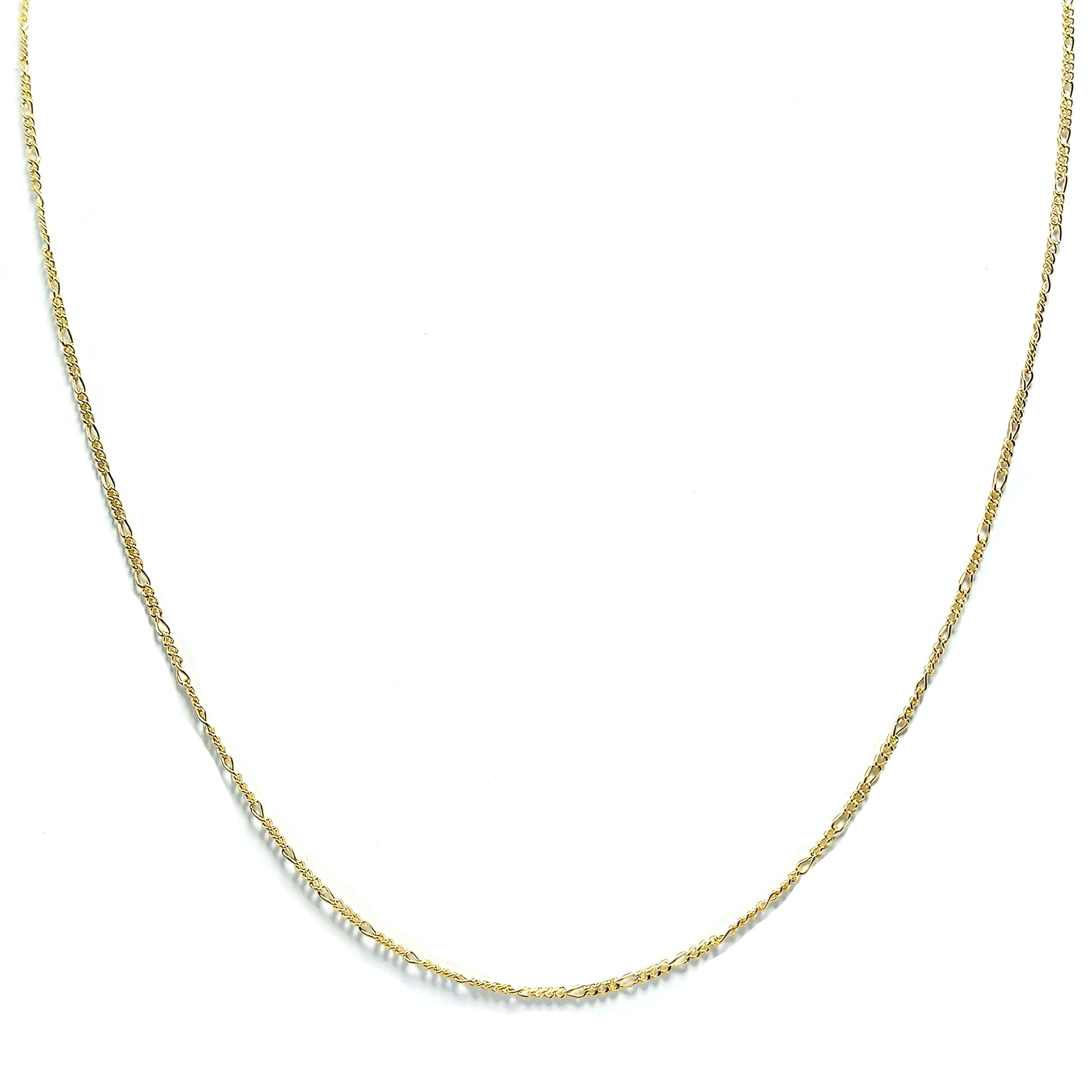 CADENA ESLABON 45CM ENCHAPADO ORO 18K - 1