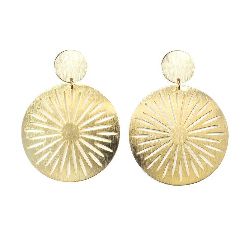 AROS ANDREA COGGIOLA JOYAS MARGARITA CALADOS ENCHAPADOS ORO 18K - 1