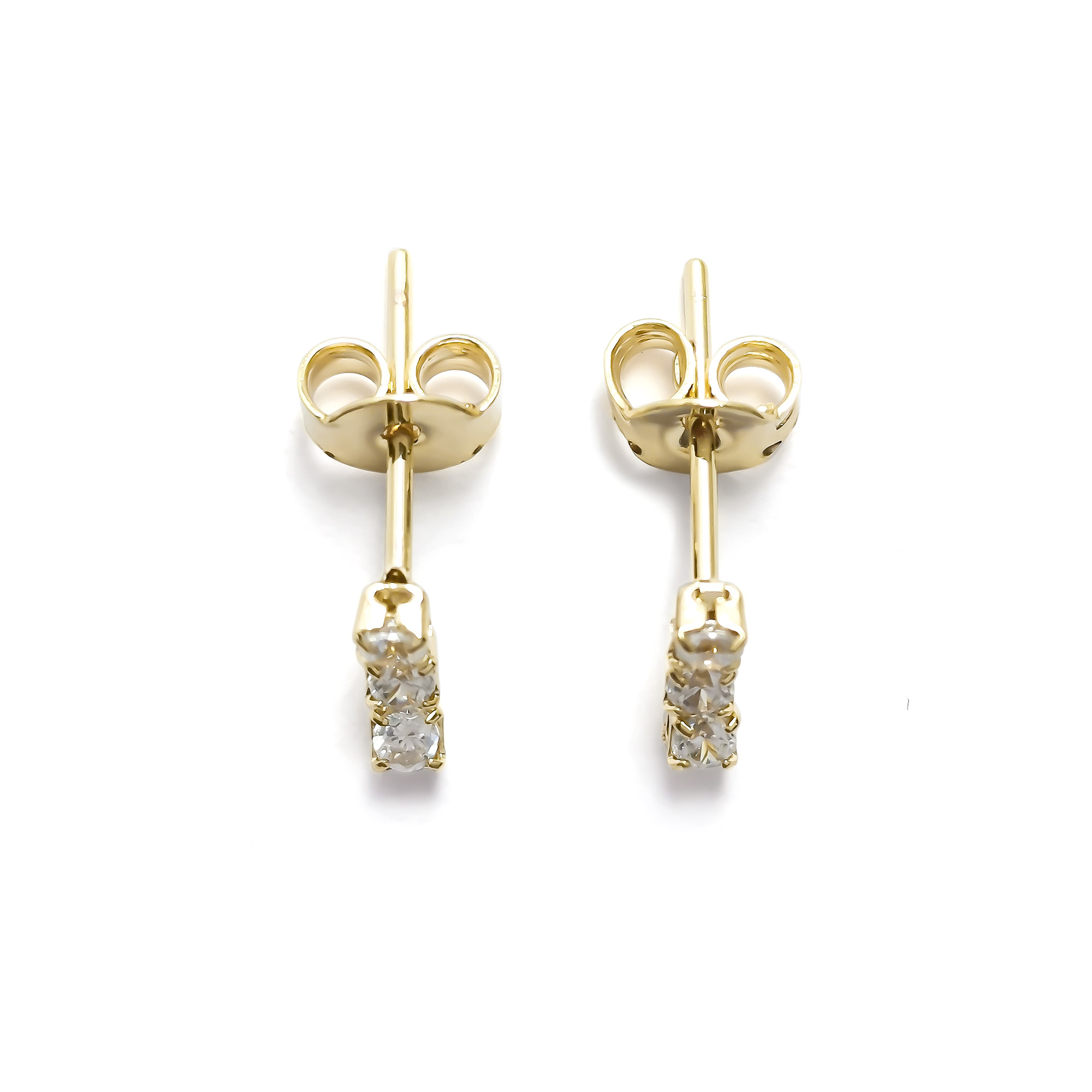 AROS ANDREA COGGIOLA JOYAS 3 CIRCONES APEGADOS ENCHAPADO ORO 18K - 2