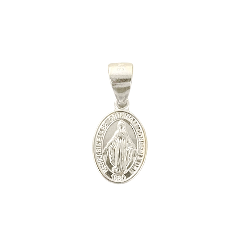 COLGANTE VIRGEN DE LOS RAYOS PLATA FINA 925 - 1