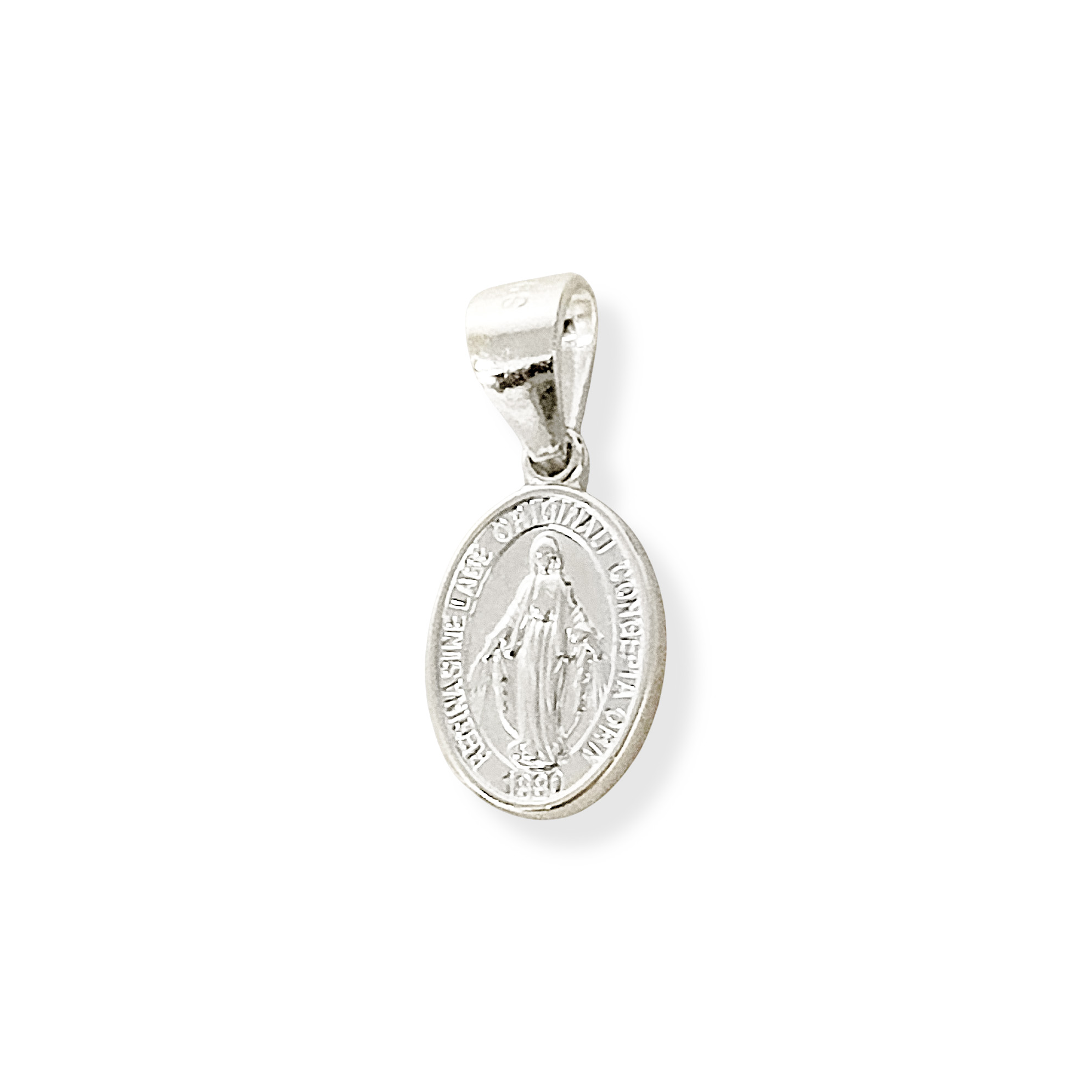 COLGANTE VIRGEN DE LOS RAYOS PLATA FINA 925 - 2