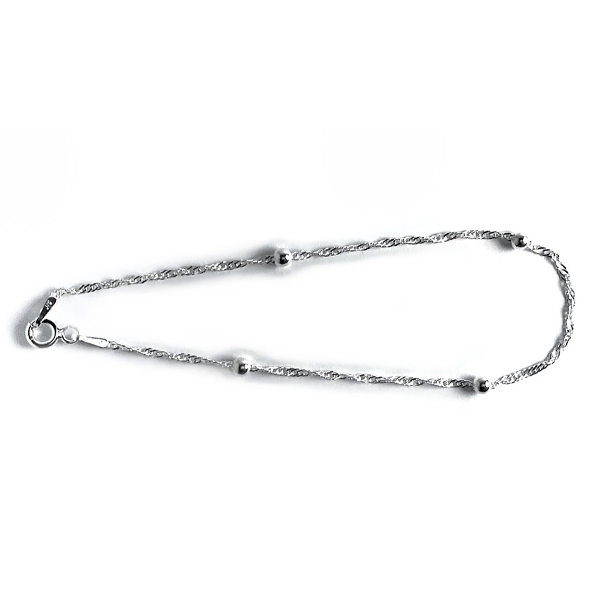PULSERA ANDREA COGGIOLA JOYAS BOLITAS PLATA FINA 925 - 2