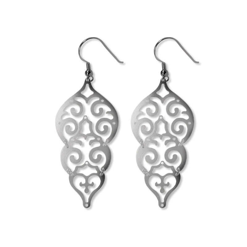 AROS ANDREA COGGIOLA JOYAS MADAVI PLATA FINA 925 - 1
