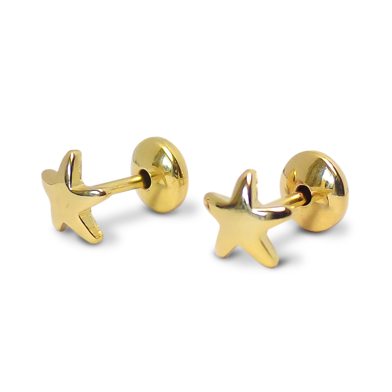 AROS ANDREA COGGIOLA JOYAS BEBÉ ESTRELLA 5MM ENCHAPADO ORO 18K - 1