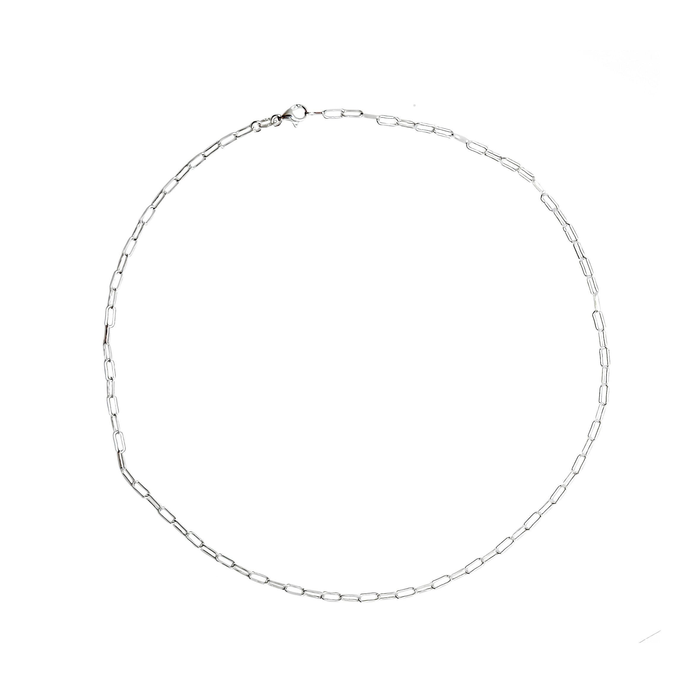 CADENA ANDREA COGGIOLA JOYAS PLATA FINA 925 ESLABÓN LARGO 50CM - 2