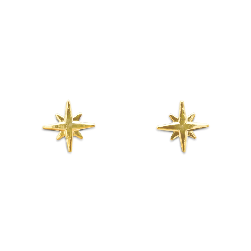 AROS ANDREA COGGIOLA JOYAS ESTRELLA FUGAZ ENCHAPADO ORO 18K - 1