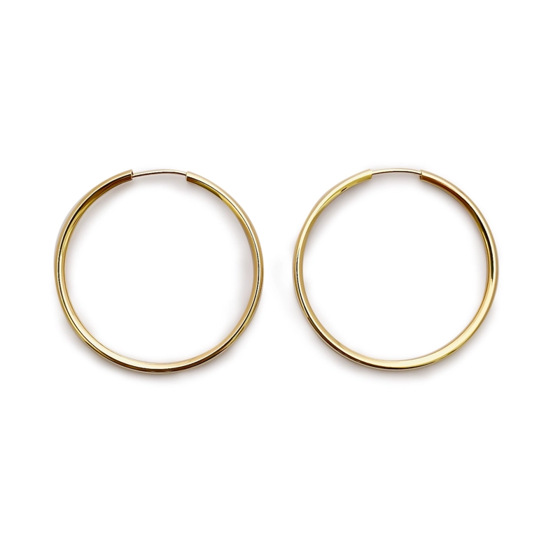 AROS ANDREA COGGIOLA JOYAS ARGOLLA 34MM ENCHAPADO ORO 18K - 1