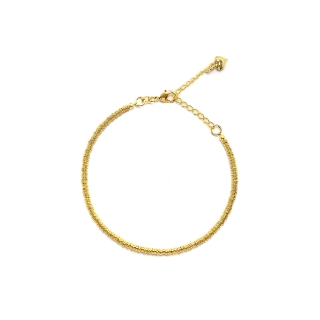 PULSERA ANDREA COGGIOLA JOYAS MOSTACILLA ENCHAPADO ORO 18K - 1