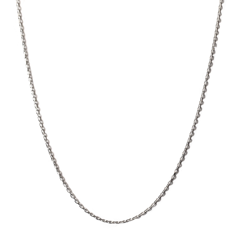 CADENA ANDREA COGGIOLA JOYAS PLATA FINA 925 LIMADA DELGADA 45CM - 1