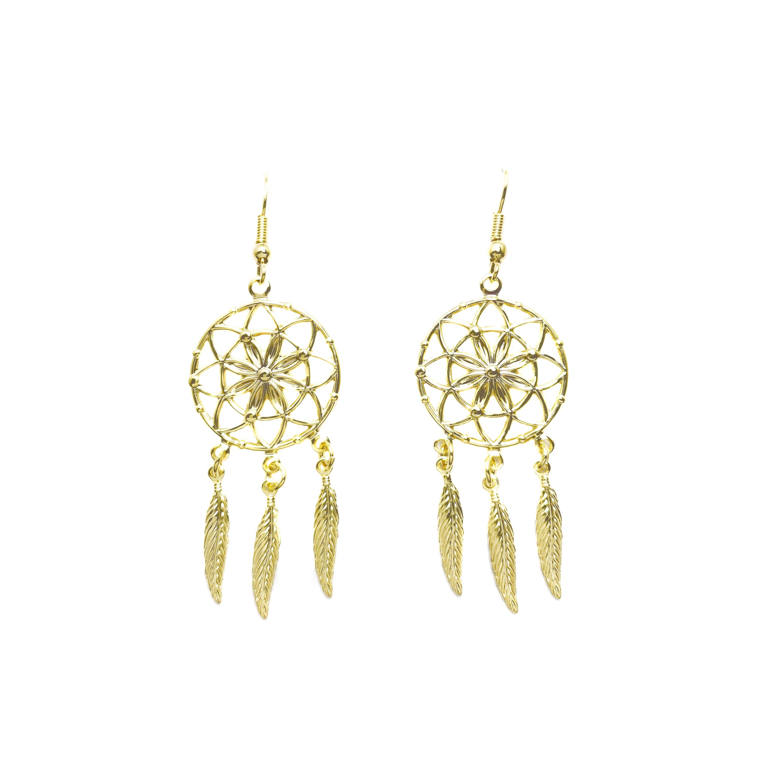 AROS ANDREA COGGIOLA JOYAS ATRAPASUEÑOS ENCHAPADO ORO 18K - 1