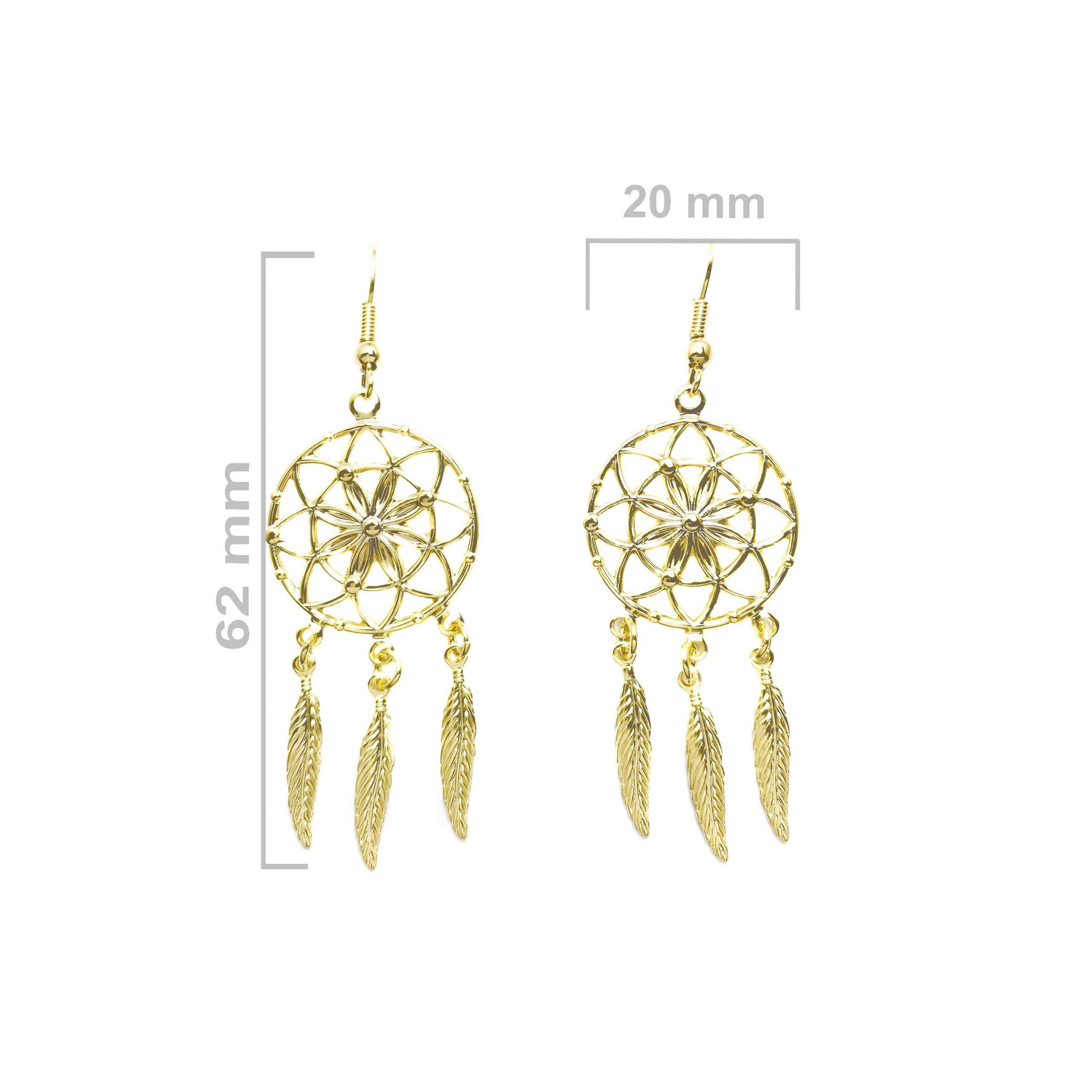 AROS ANDREA COGGIOLA JOYAS ATRAPASUEÑOS ENCHAPADO ORO 18K - 2