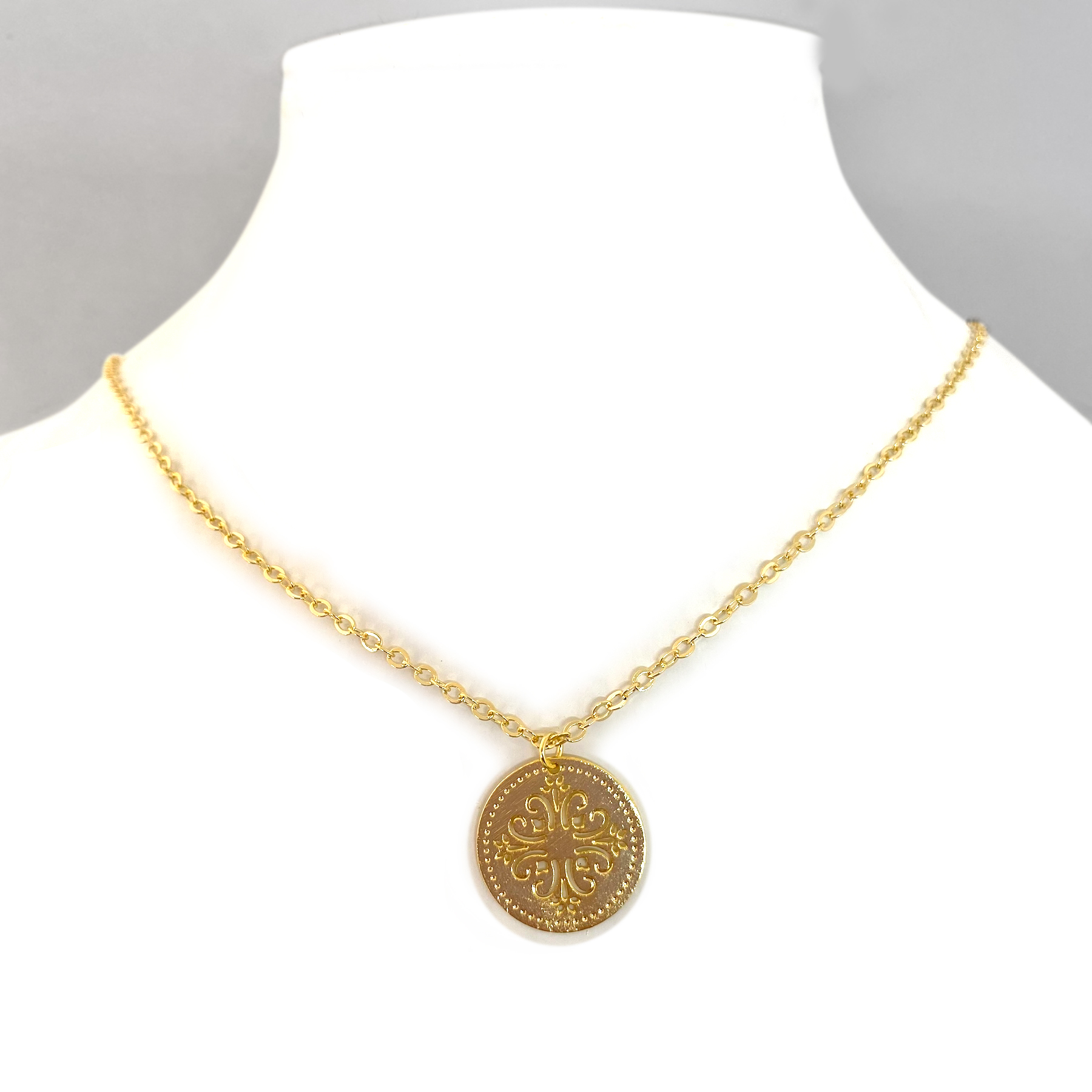COLLAR ANDREA COGGIOLA JOYAS ENCHAPADO ORO 18K VENECIA - 1