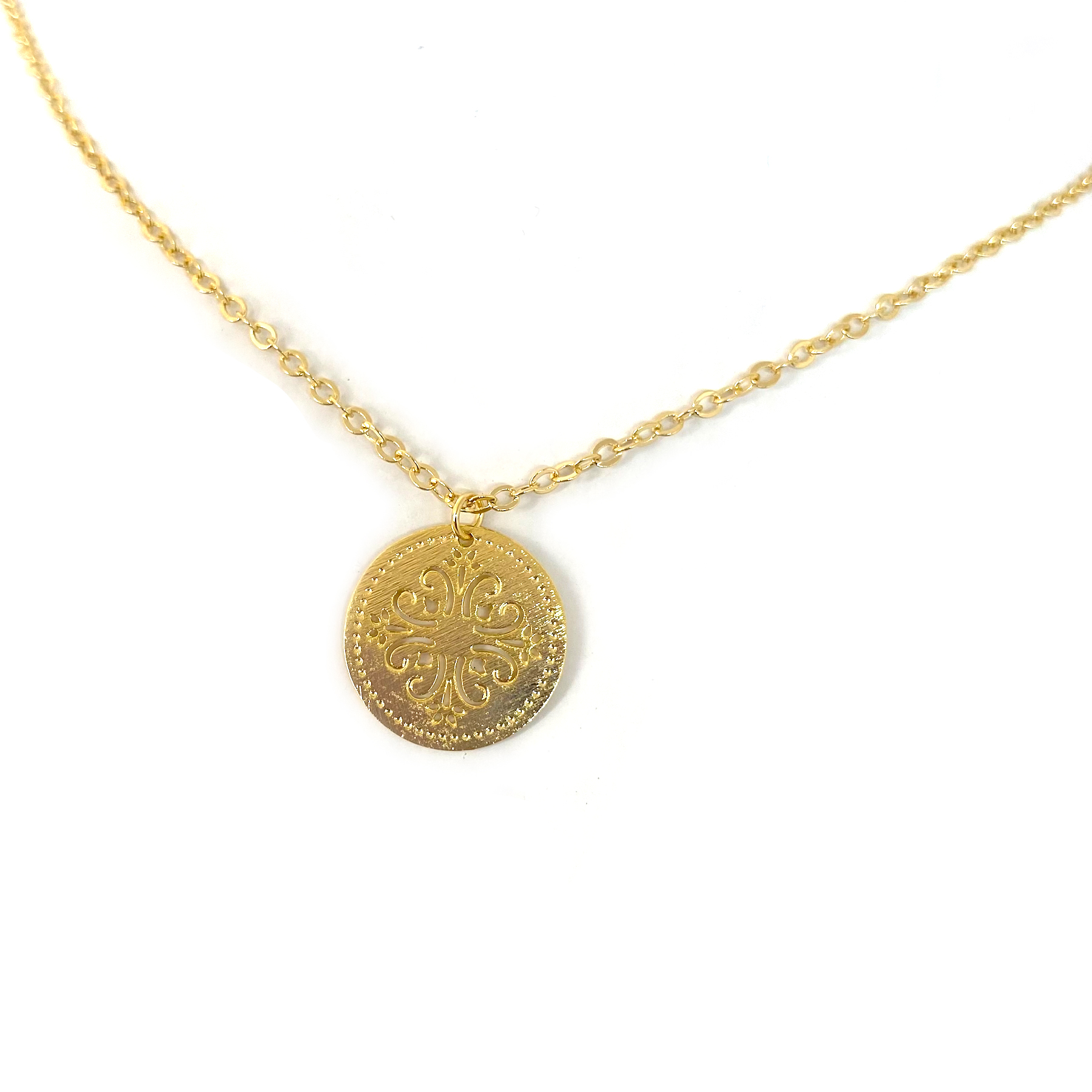 COLLAR ANDREA COGGIOLA JOYAS ENCHAPADO ORO 18K VENECIA - 2