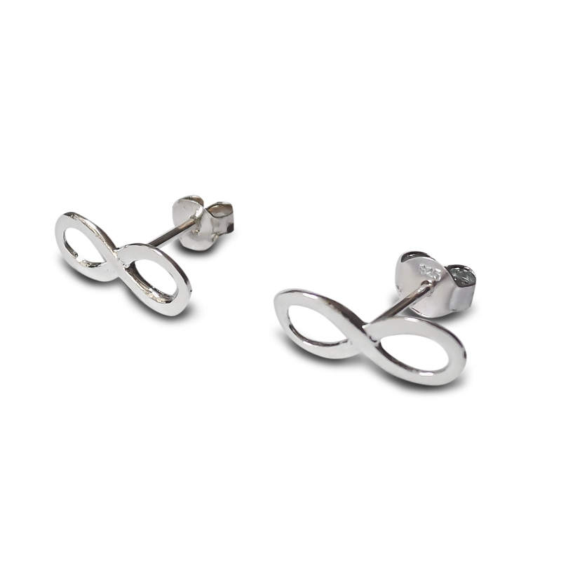 AROS ANDREA COGGIOLA JOYAS INFINITO PLATA FINA LEY 925 - 1
