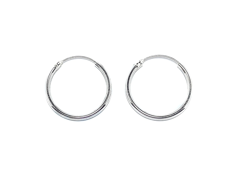 AROS ANDREA COGGIOLA JOYAS ARGOLLA 18MM PLATA FINA 925 - 1