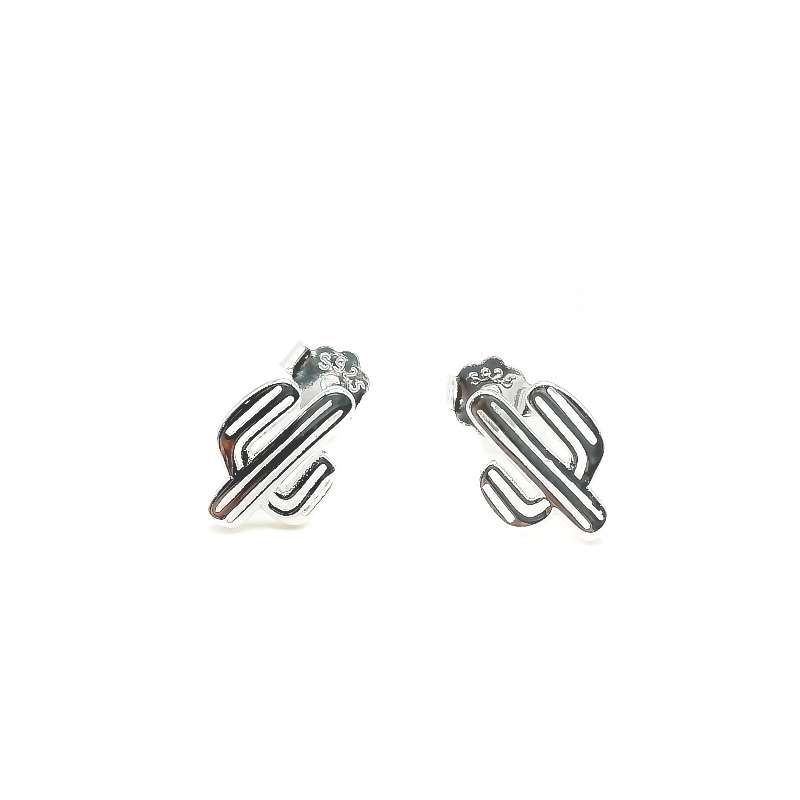 AROS ANDREA COGGIOLA JOYAS CACTUS PLATA FINA 925 - 1