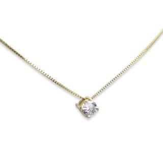 COLLAR ANDREA COGGIOLA JOYAS ENCHAPADO ORO 18K PUNTO DE LUZ 5MM - 1
