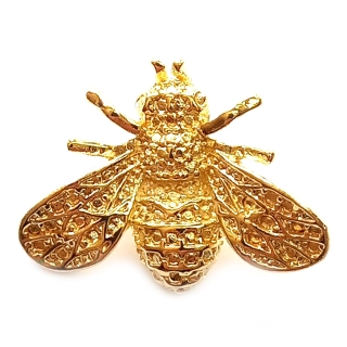 Colgante Abeja Enchapado Oro 18K - 1