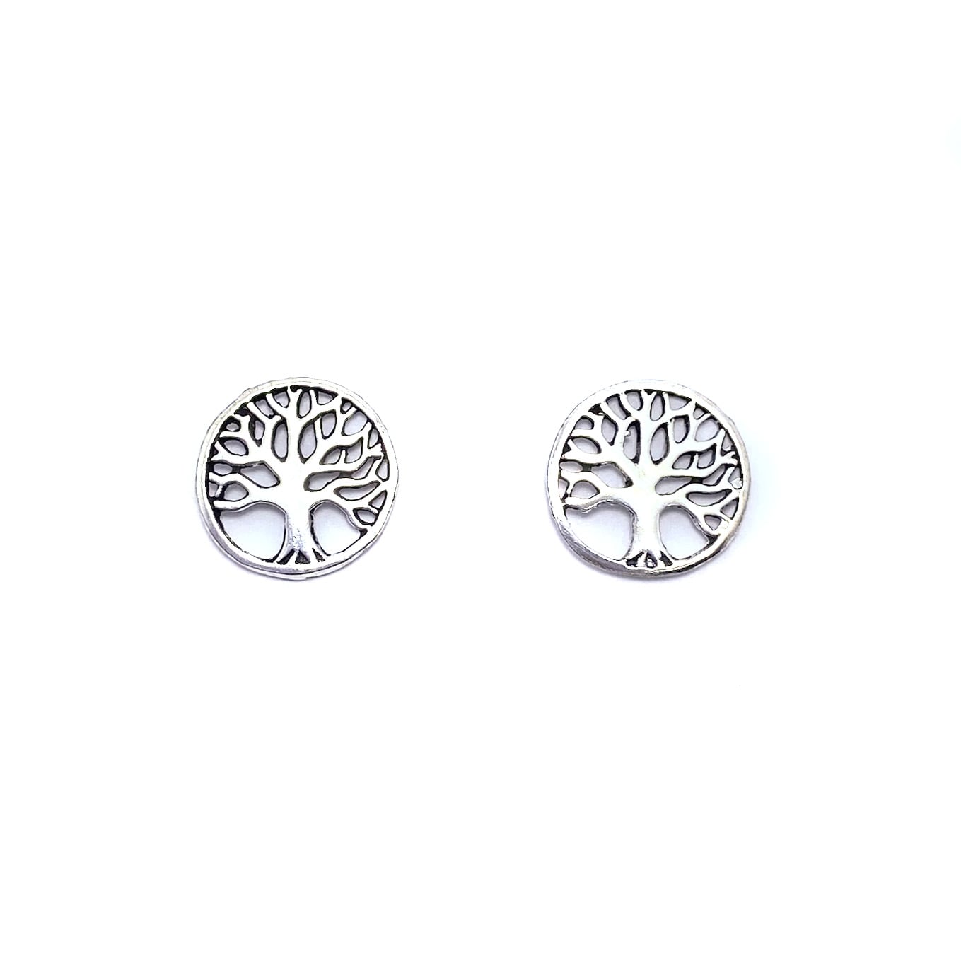 AROS ANDREA COGGIOLA JOYAS ÁRBOL DE LA VIDA 11MM PLATA FINA 925 - 1