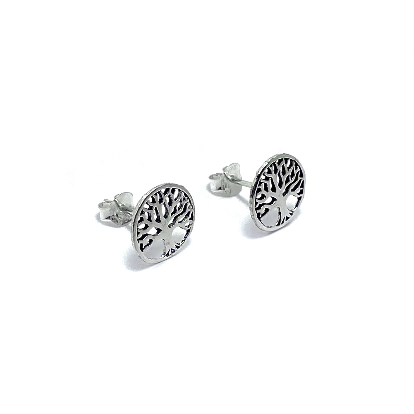 AROS ANDREA COGGIOLA JOYAS ÁRBOL DE LA VIDA 11MM PLATA FINA 925 - 2