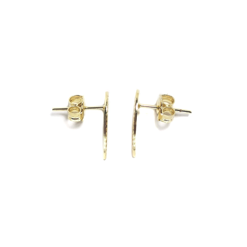 AROS ANDREA COGGIOLA JOYAS ALAS LÁMINA ENCHAPADO ORO 18K - 2