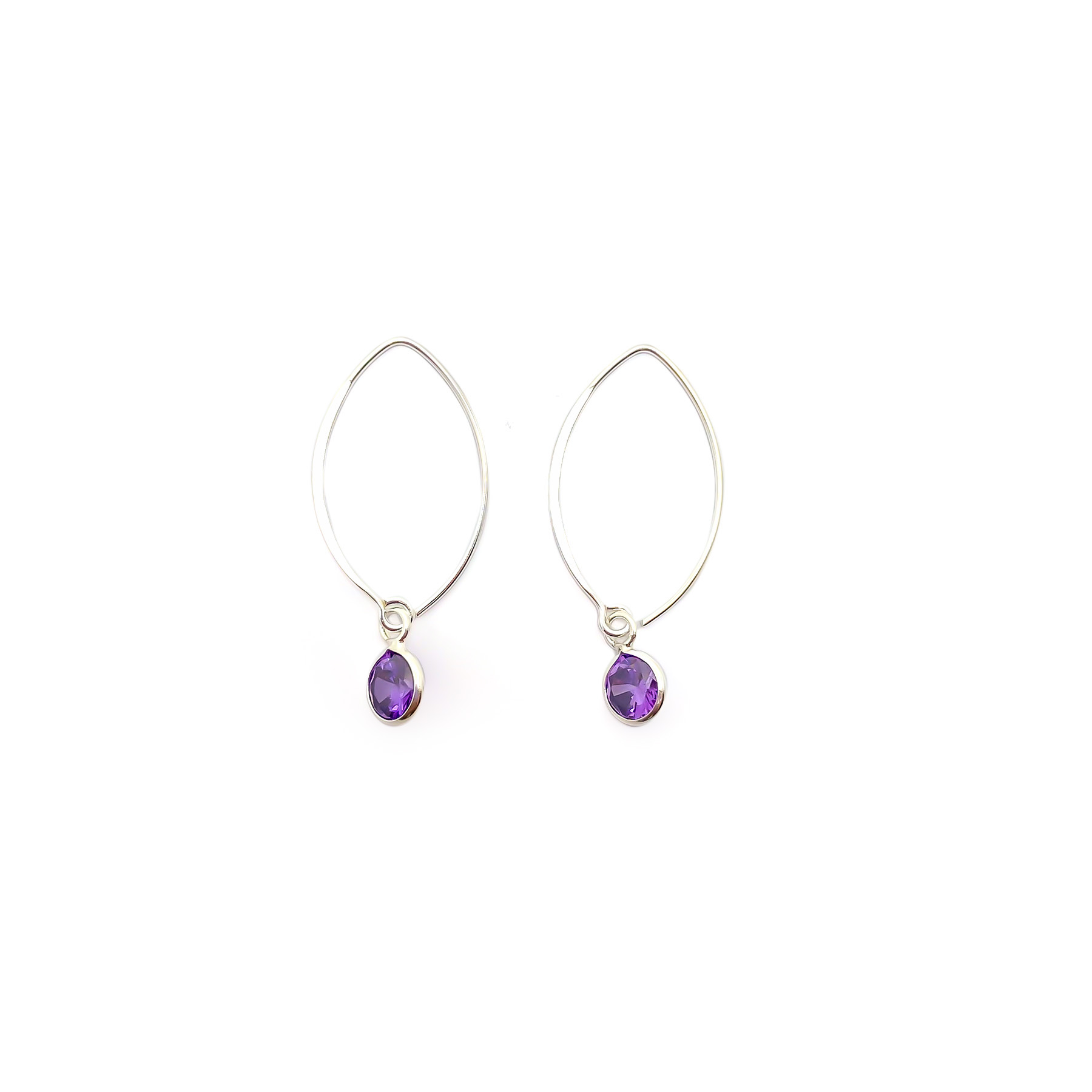 AROS ANDREA COGGIOLA JOYAS CIRCÓN REDONDO GANCHO GRANDE PLATA FINA 925 - 1