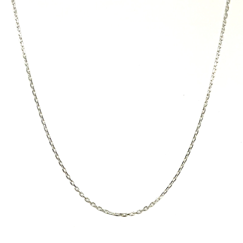 CADENA ANDREA COGGIOLA JOYAS PLATA FINA 925 ESLABÓN 2X1MM LIMADA 45CM - 1
