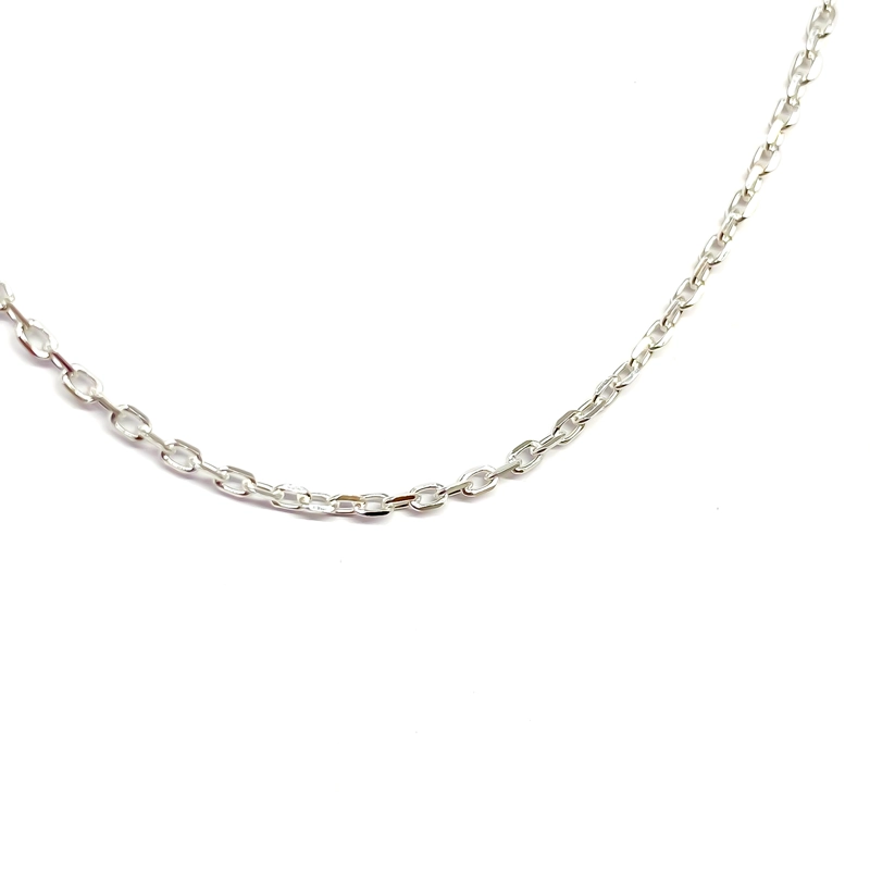 CADENA ANDREA COGGIOLA JOYAS PLATA FINA 925 ESLABÓN 2X1MM LIMADA 45CM - 2