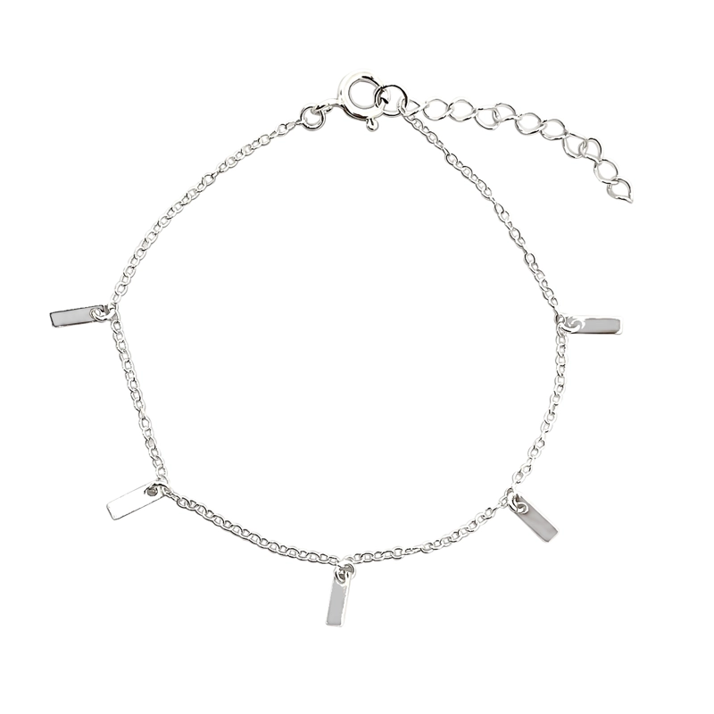 PULSERA ANDREA COGGIOLA JOYAS SOFIA PLATA FINA 925 - 1