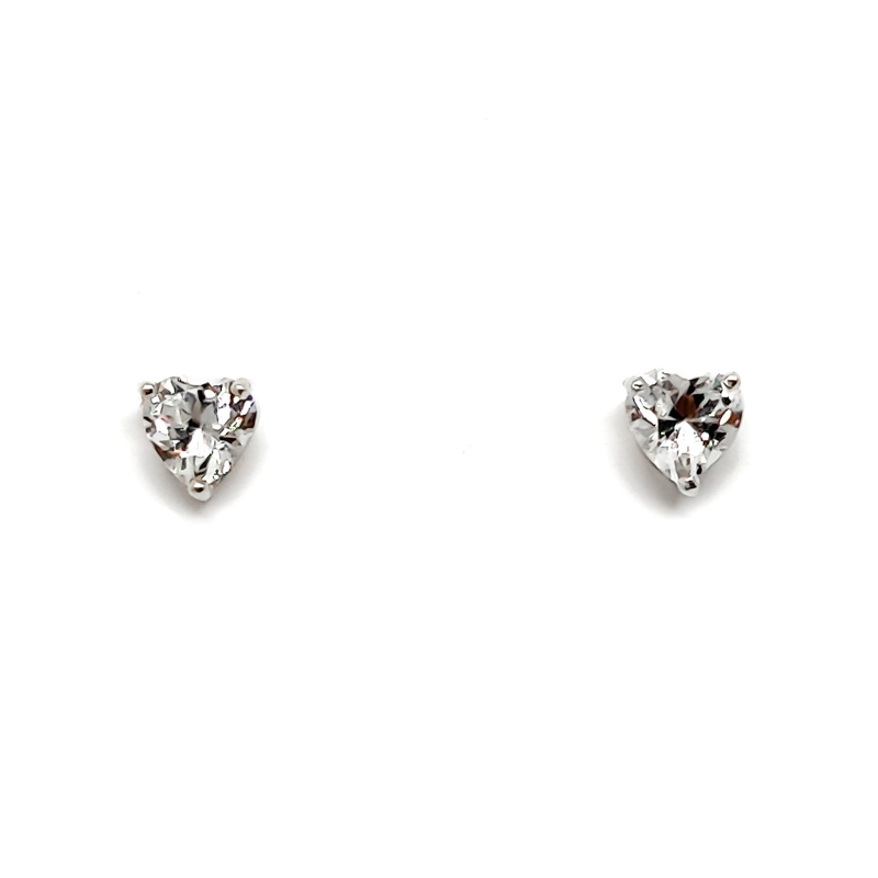 AROS ANDREA COGGIOLA JOYAS CORAZÓN CIRCÓN PLATA FINA 925 - 1