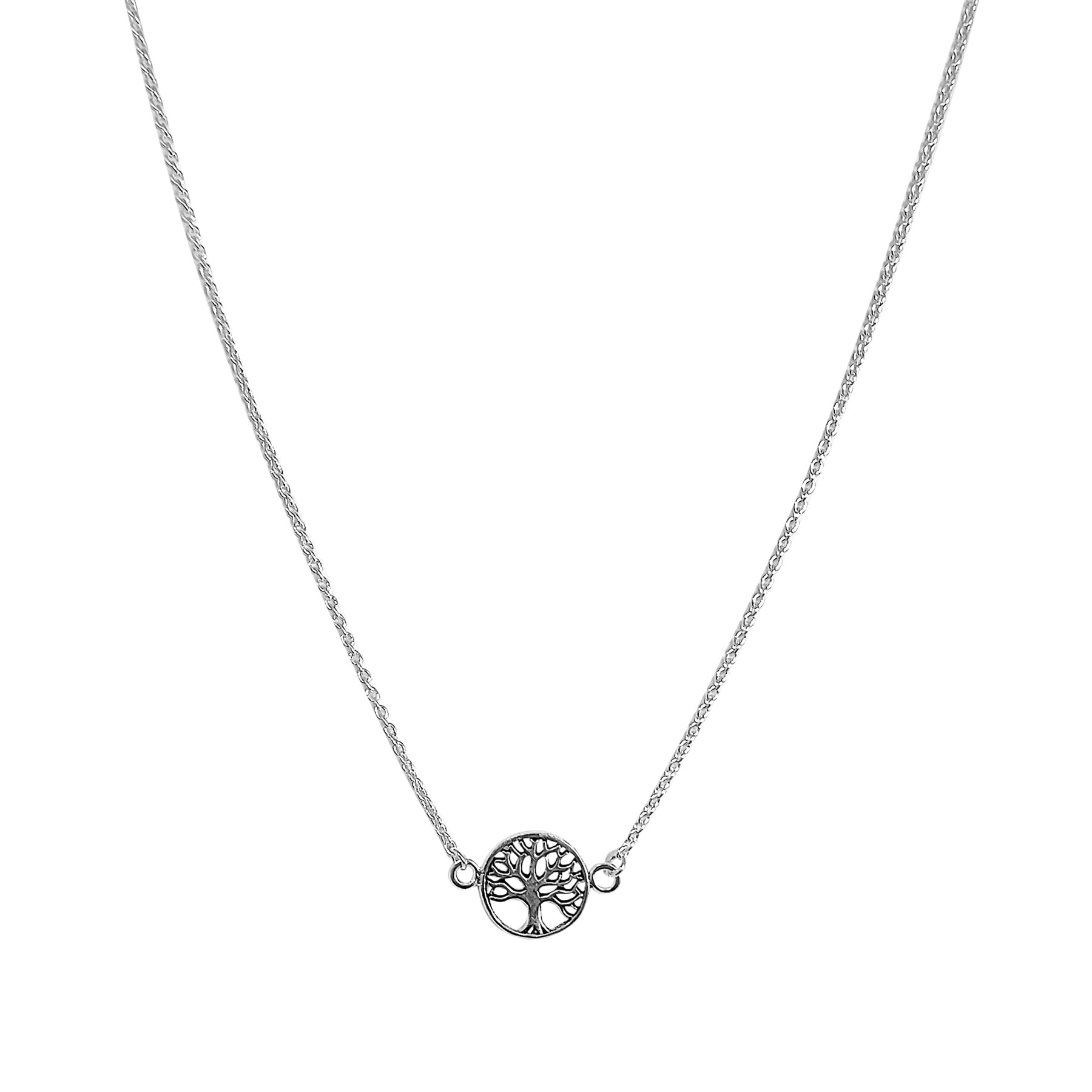 COLLAR ANDREA COGGIOLA JOYAS PLATA FINA 925 ÁRBOL DE LA VIDA PEQUEÑO - 1