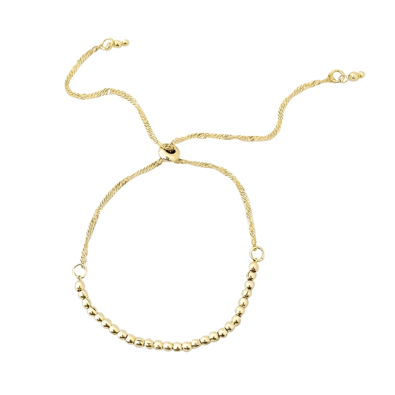 PULSERA ANDREA COGGIOLA JOYAS EMMA ENCHAPADO ORO 18K - 1