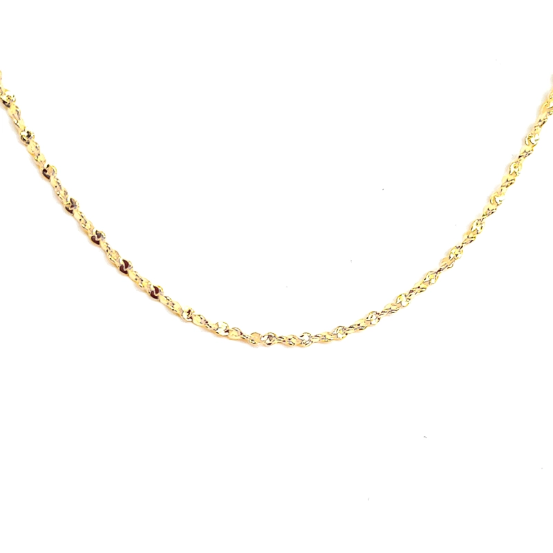 CADENA ANDREA COGGIOLA JOYAS ENCHAPADO ORO 18K ENROSCADA - 4