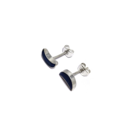 AROS ANDREA COGGIOLA JOYAS LUNA LAPISLÁZULI PLATA FINA 925 - 2