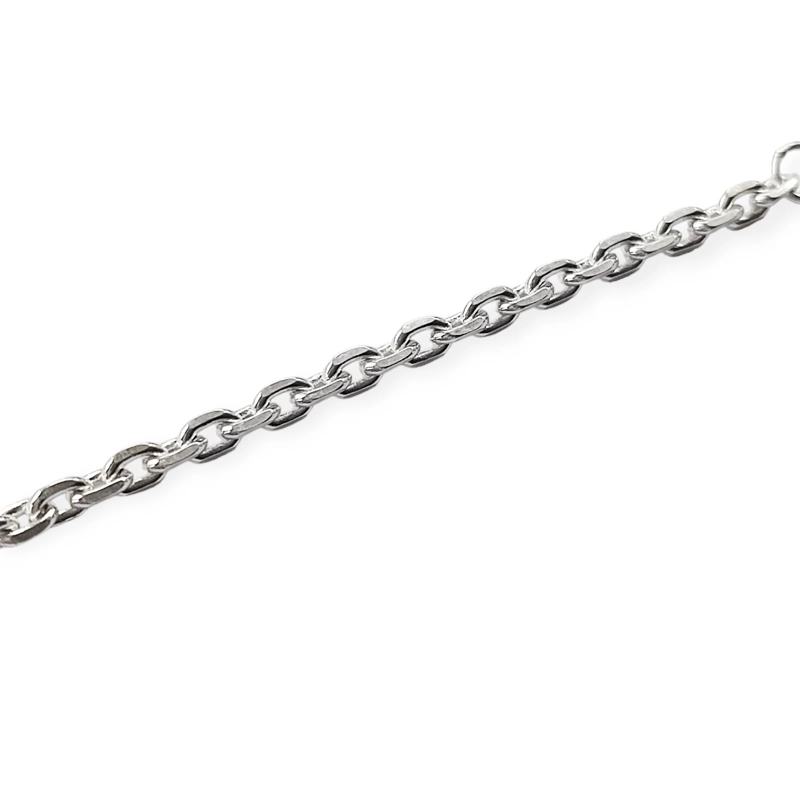PULSERA ANDREA COGGIOLA JOYAS ESLABÓN LIMADO GRANDE PLATA FINA 925 - 2