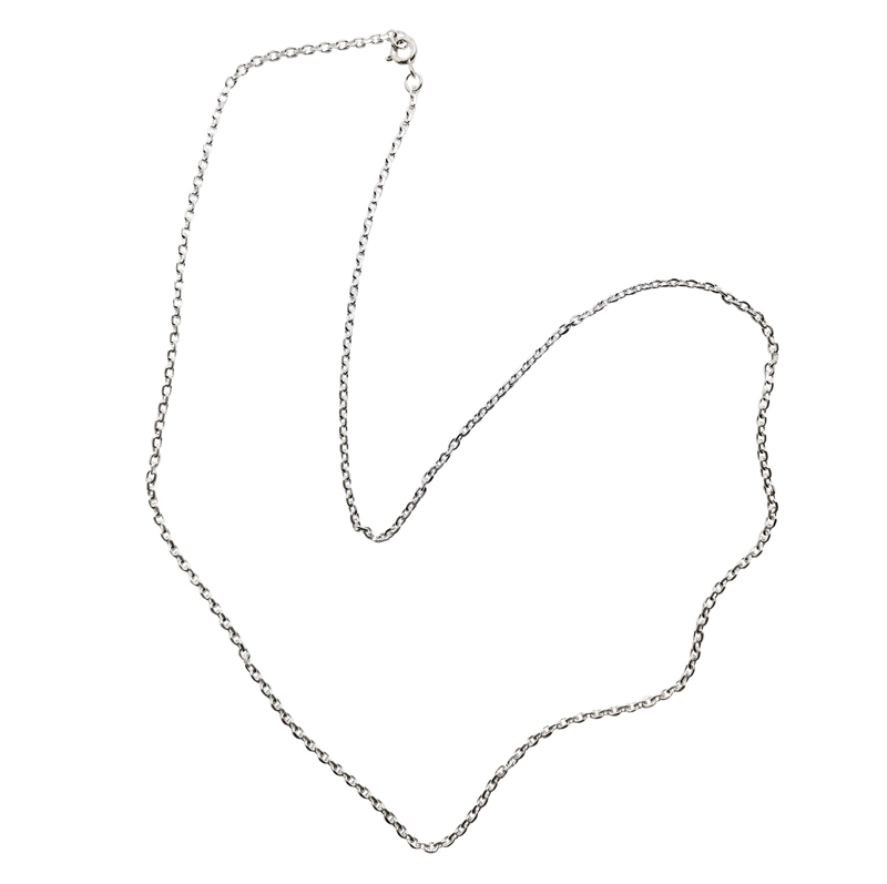 CADENA ESLABON HOMBRE 60CM PLATA FINA 925 - 2