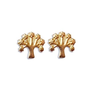 AROS ANDREA COGGIOLA JOYAS ÁRBOL DE LA VIDA ENCHAPADO ORO 18K - 1