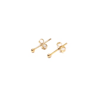 AROS ANDREA COGGIOLA JOYAS BOLA 2MM ENCHAPADO ORO 18K - 1