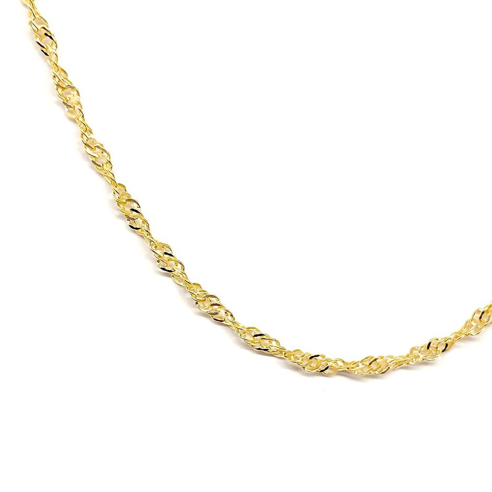 CADENA ANDREA COGGIOLA JOYAS ENCHAPADO ORO 18K SINGAPUR 45CM - 2