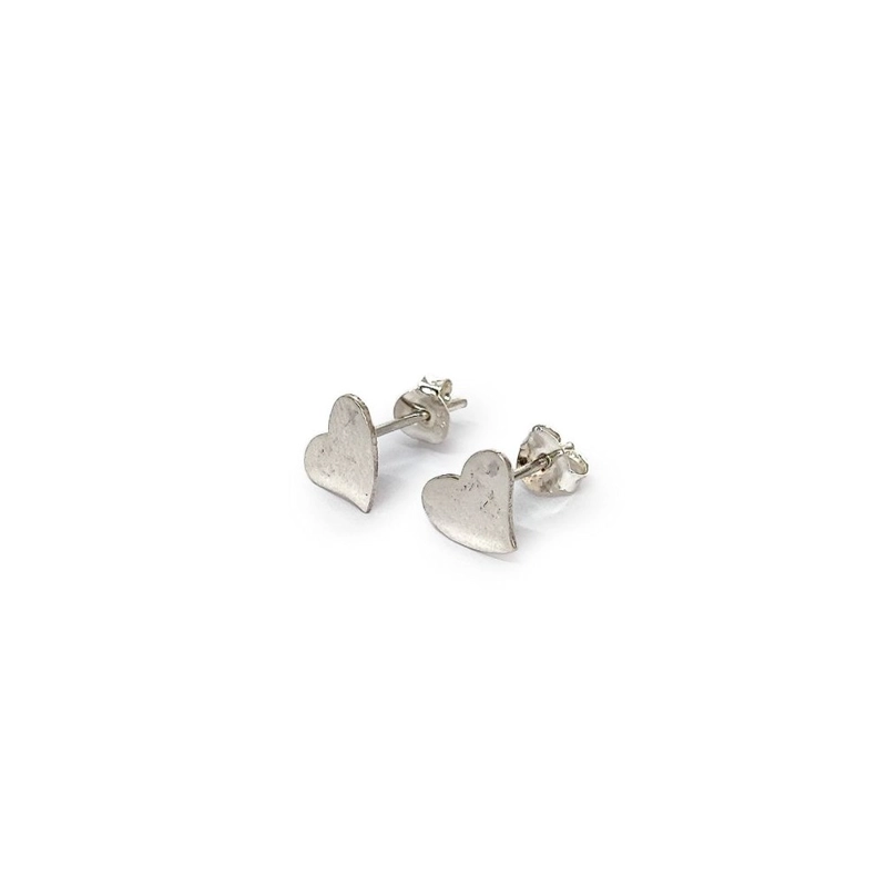 AROS ANDREA COGGIOLA JOYAS CORAZÓN TIERNO PLATA FINA 925 - 1