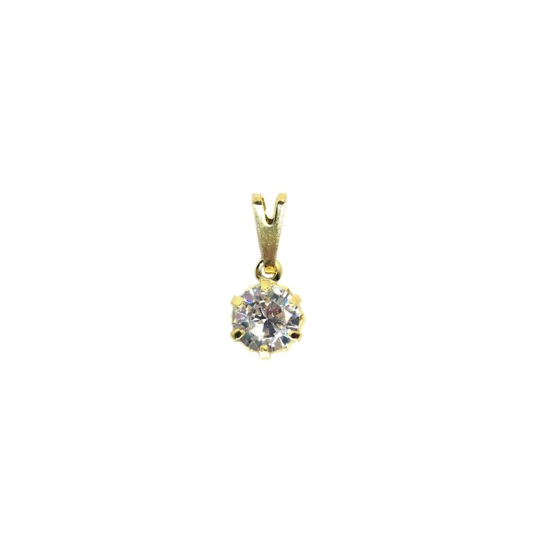 COLGANTE PUNTO DE LUZ ENCHAPADO ORO 18K - 1