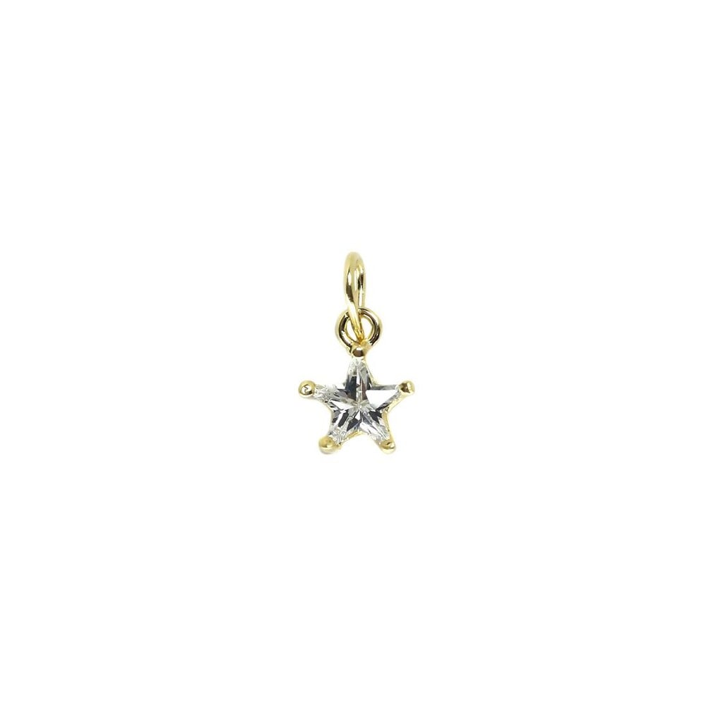 COLGANTE PUNTO DE LUZ ESTRELLA ENCHAPADO ORO 18K - 1