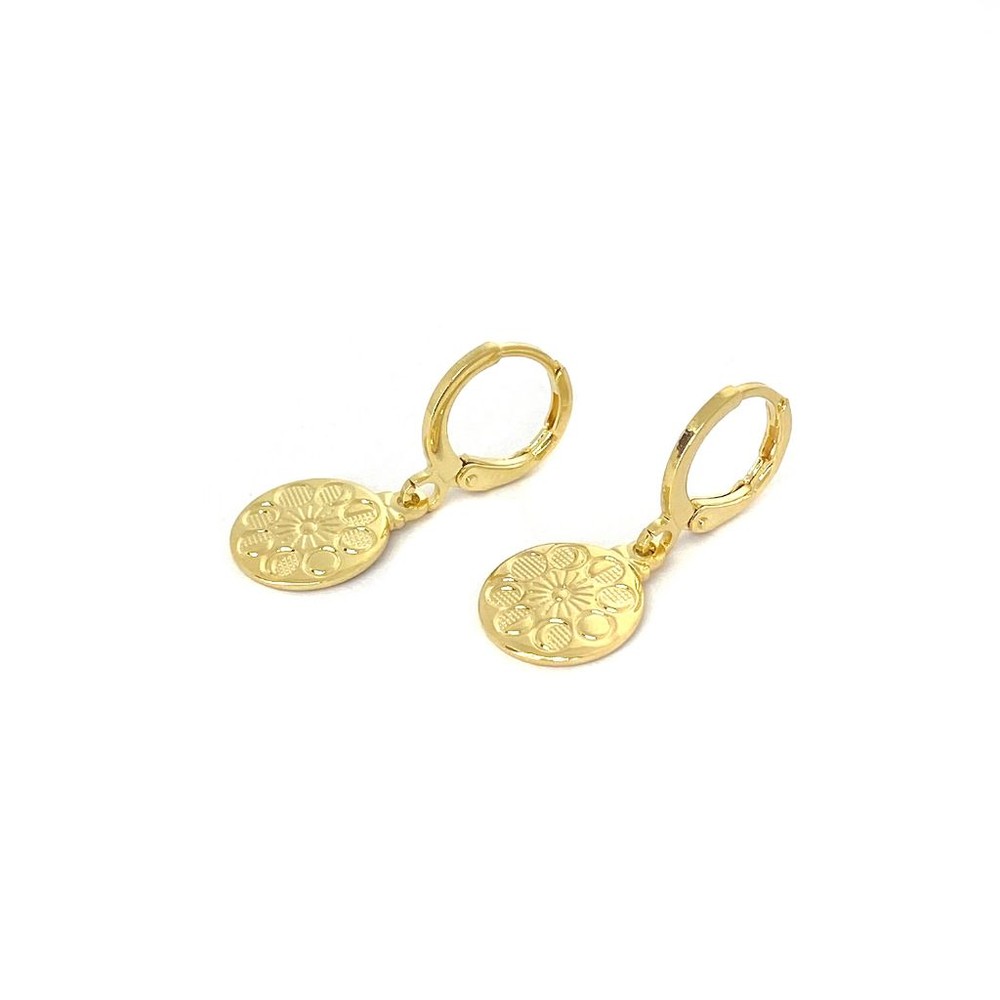 AROS ANDREA COGGIOLA JOYAS ARGOLLAS CICLO LUNAR ENCHAPADO ORO 18K - 1