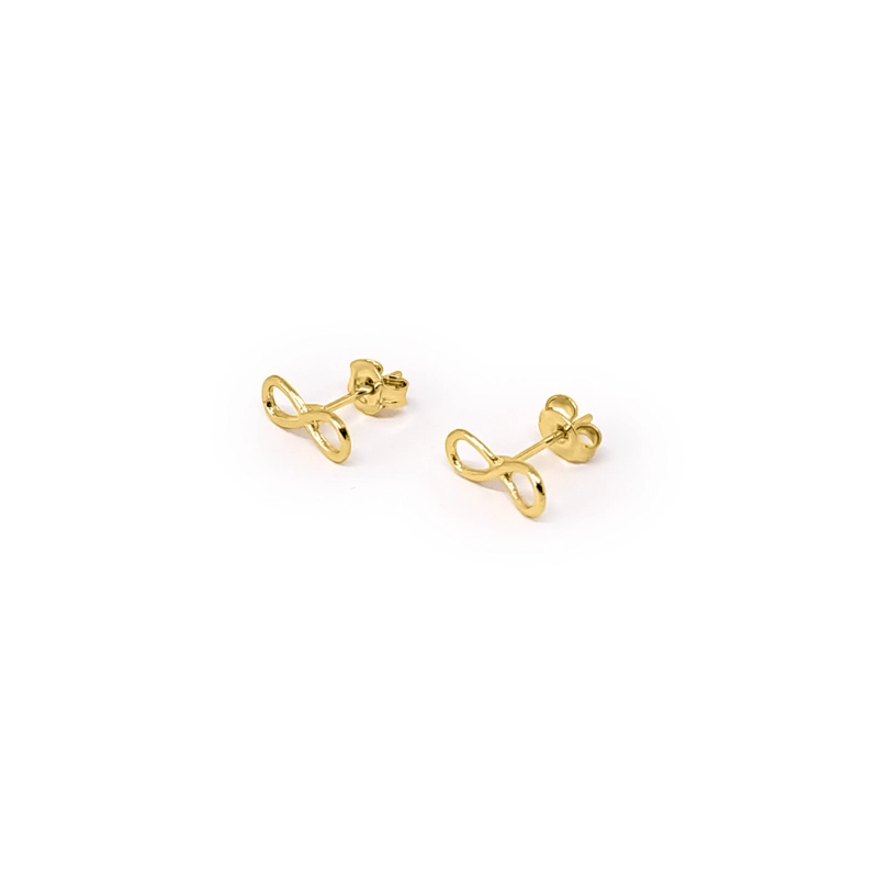AROS ANDREA COGGIOLA JOYAS INFINITO CHICO ENCHAPADO ORO 18K - 1