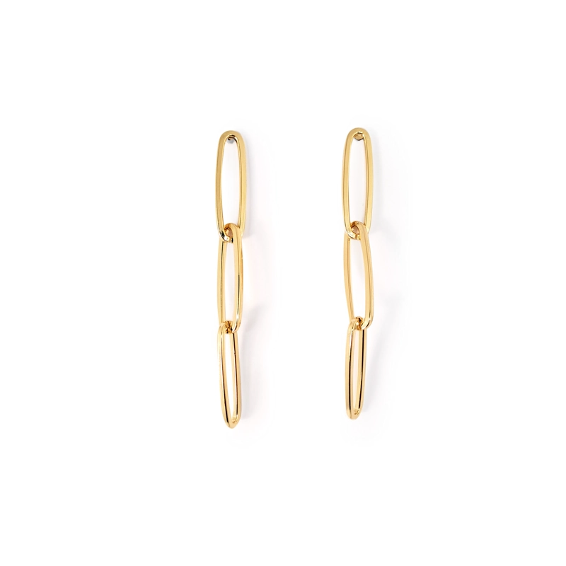 AROS ANDREA COGGIOLA JOYAS CECILIA ENCHAPADO ORO 18K - 1